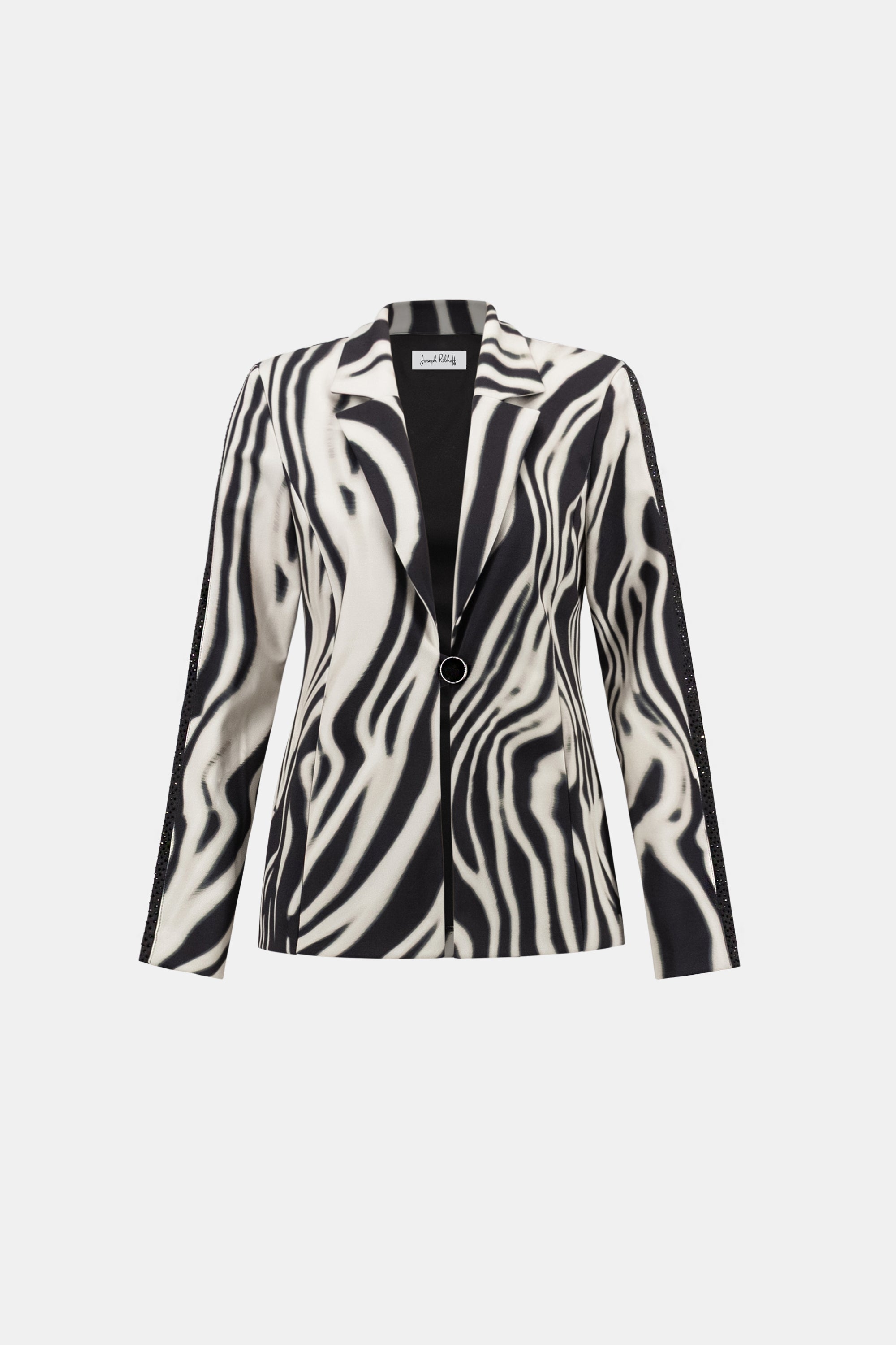 Blazer à imprimé animal orné de strass - Joseph Ribkoff