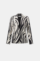 Blazer à imprimé animal orné de strass - Joseph Ribkoff