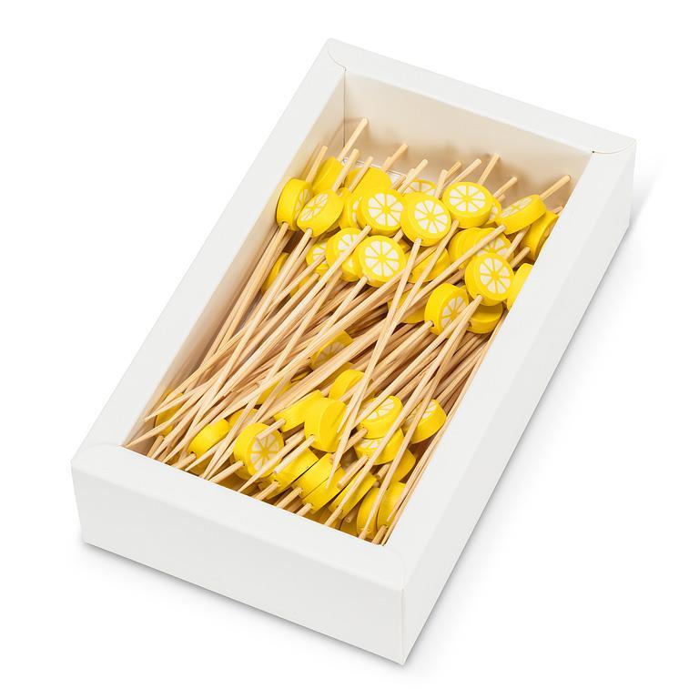 Bâtonnets à Cocktail - Citrons - Boite de 100 -Abbott