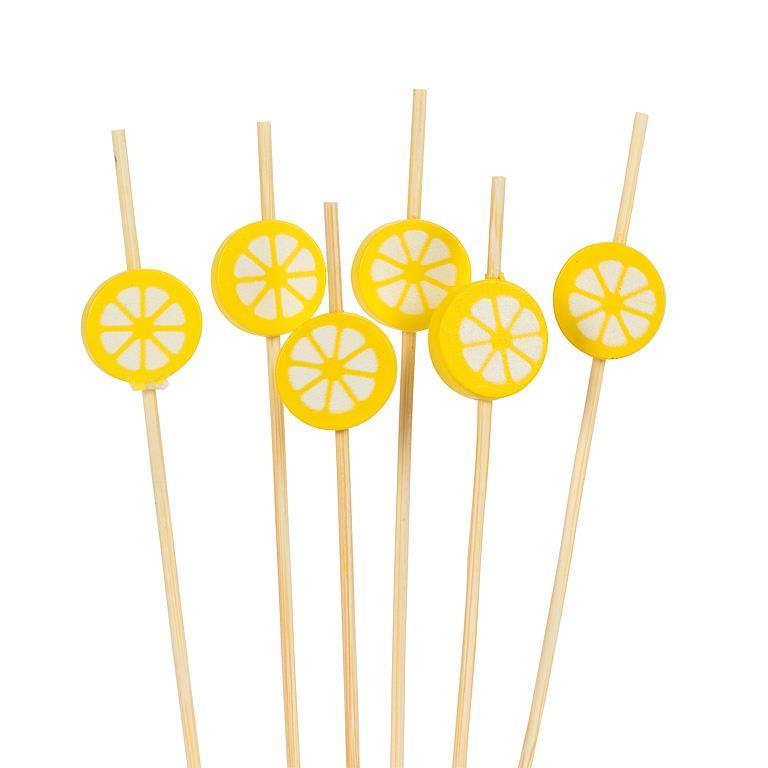 Bâtonnets à Cocktail - Citrons - Boite de 100 -Abbott
