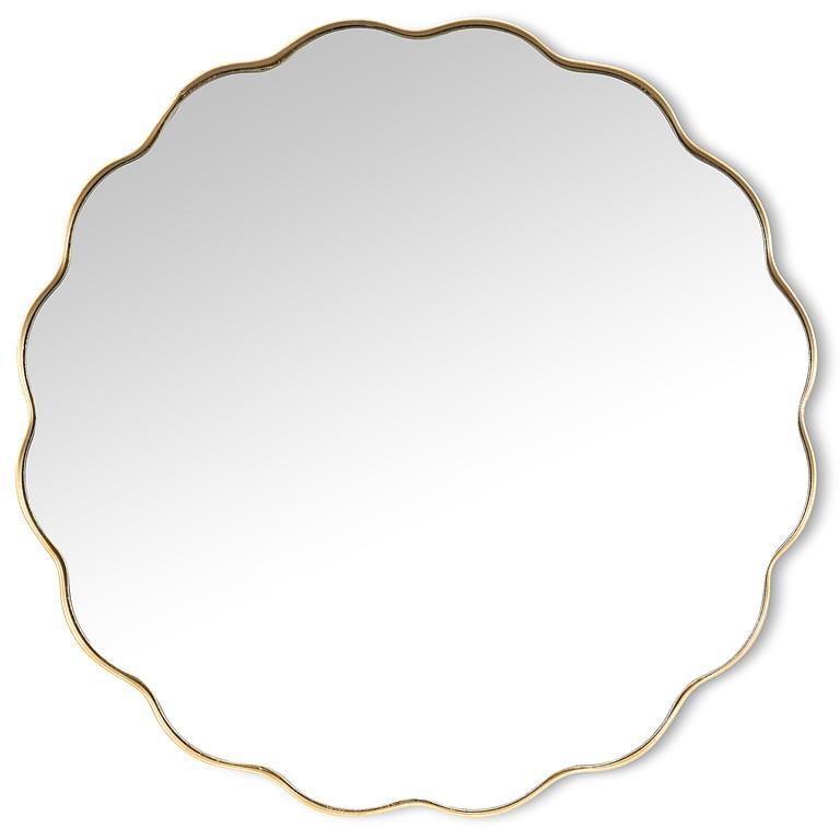 Miroir Or Rond Ondulé - Abbott