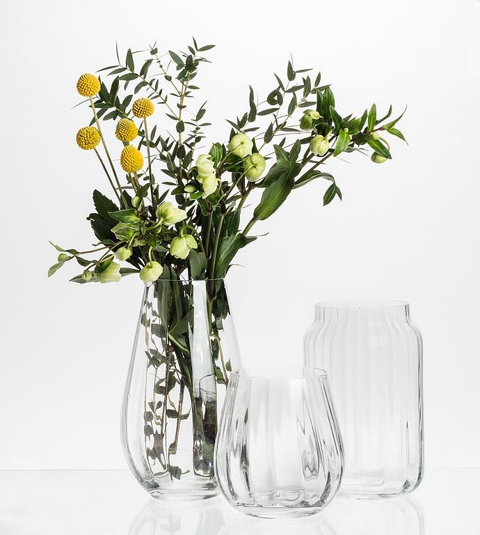 Vase Vertical Vitre 10''H - Abbott