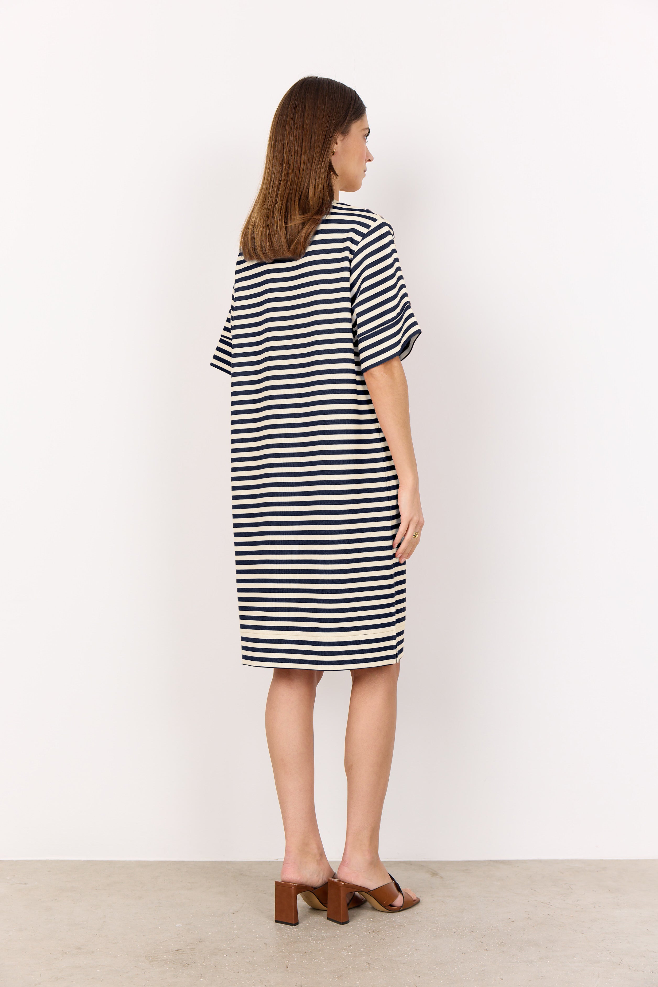 Robe Barnie rayé col rond - Soya concept