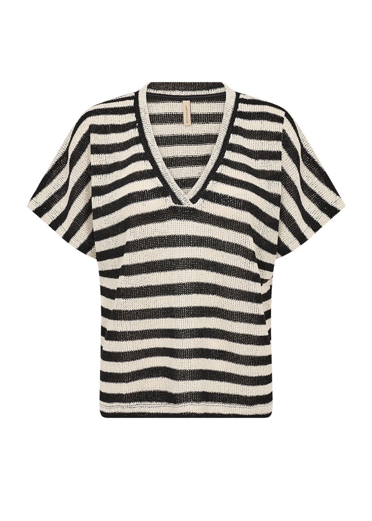 T-shirt Rosenna rayé col V - Soya concept