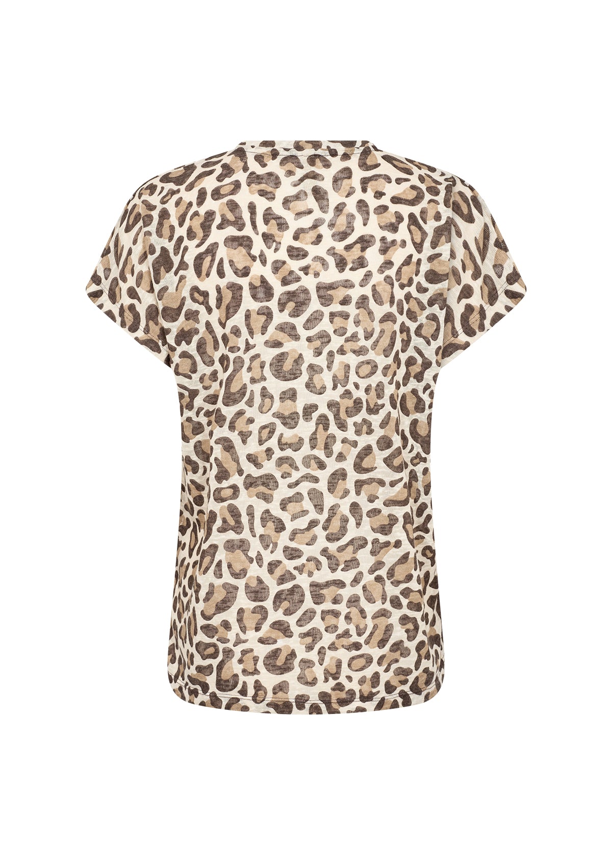 T-shirt leopard Aretha col en V - Soya concept