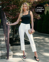 JEANS CHLOÉ COUPE DROITE / WHITE LOTUS - Yoga Jeans
