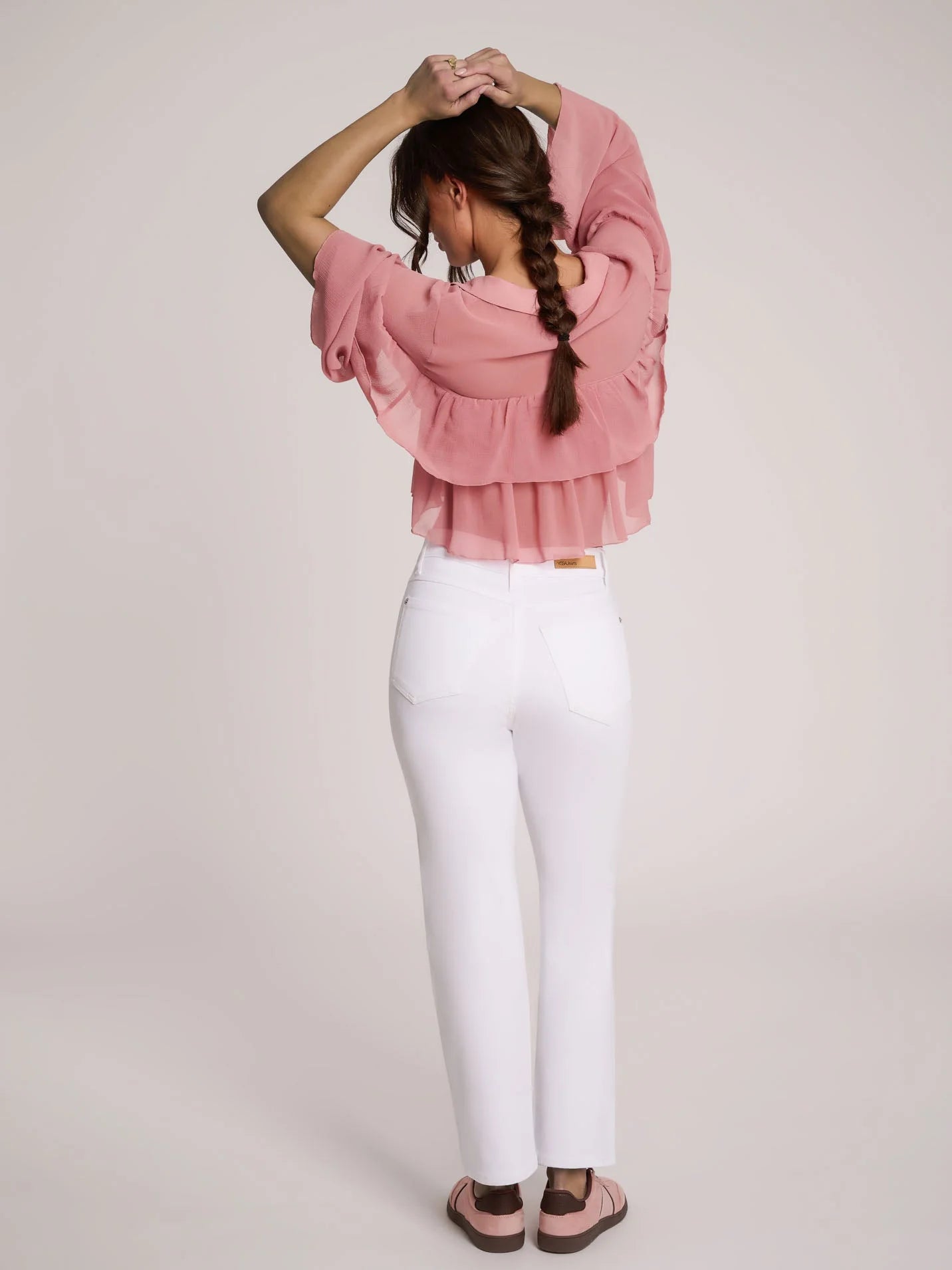 JEANS CHLOÉ COUPE DROITE / WHITE LOTUS - Yoga Jeans