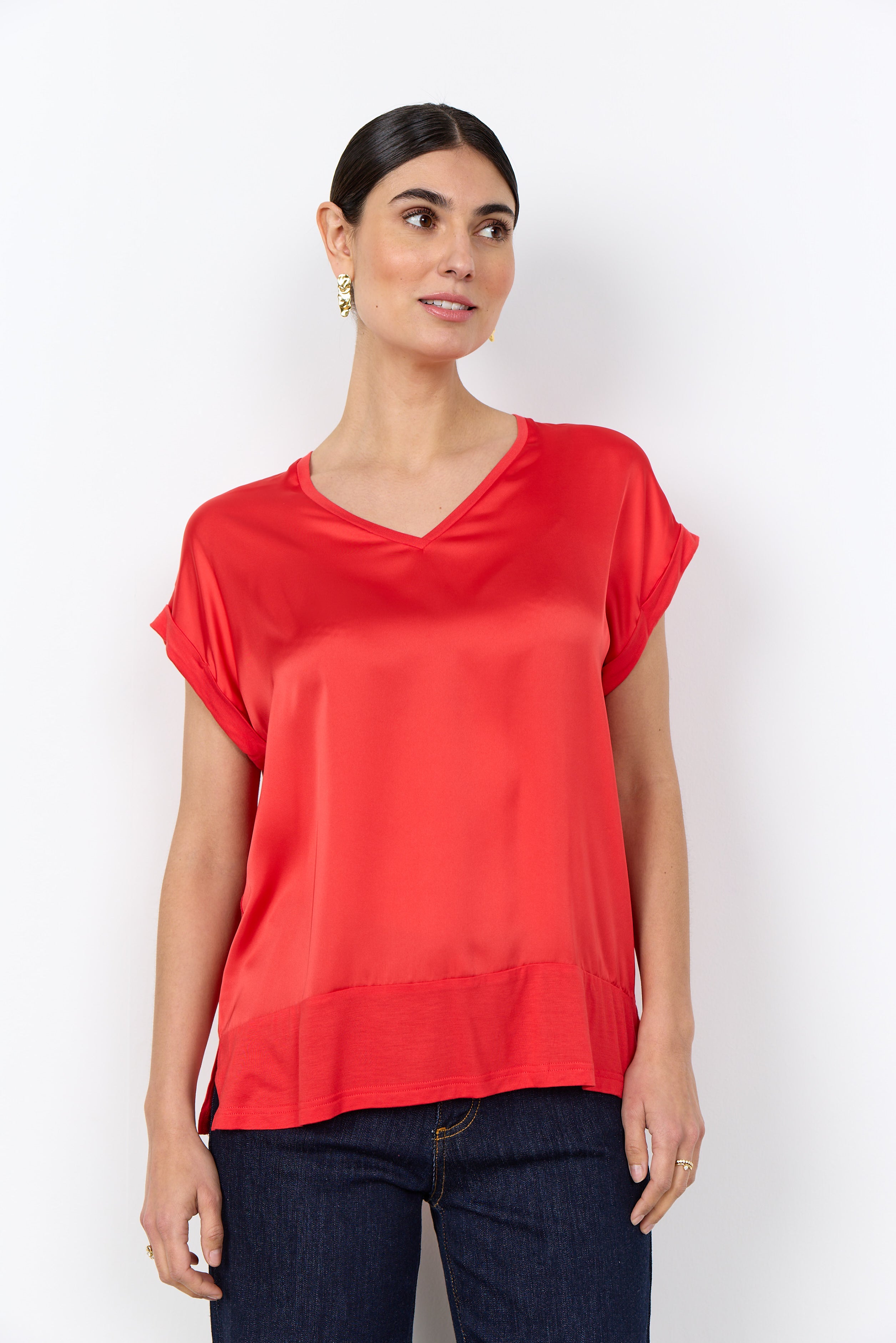 T-shirt Rouge - SC-THILDE 52 - Soya Concept