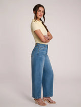 MALIA JEAN DÉCONTRACTÉ - BLEU - Yoga Jeans