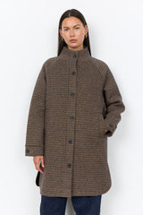 Veste en col avec fermeture à boutons