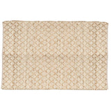 Tapis en tissage diamanté (Coton/Jute)- Abbott