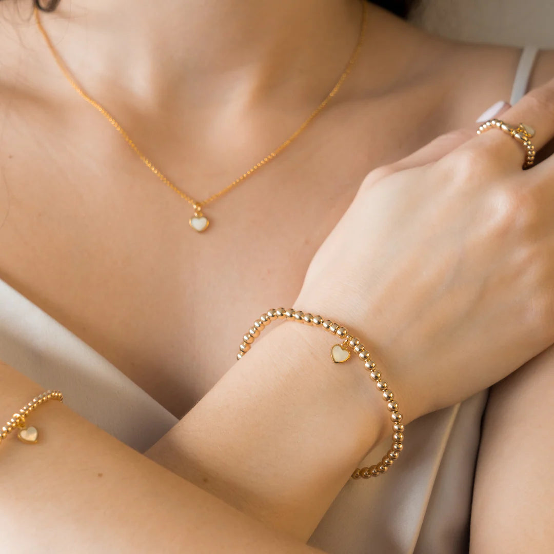 Bracelets Be Gifted avec Breloque Cœur ou Rosace - Beblue