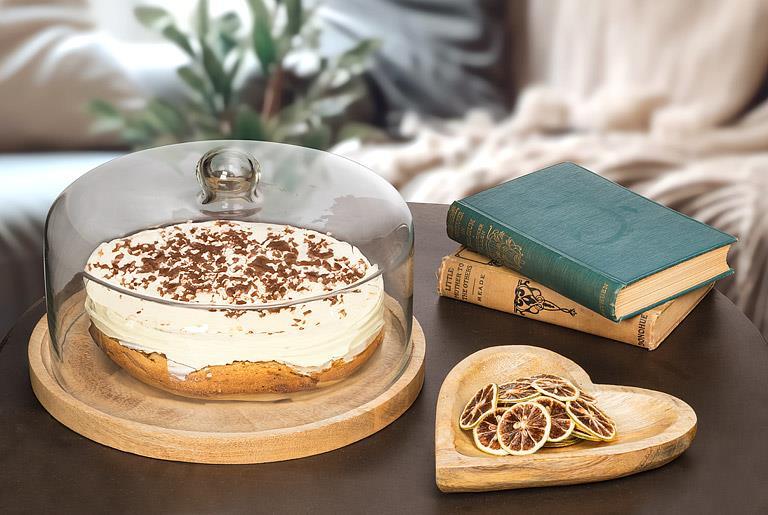 Coeur en bois naturel 8"- Abbott