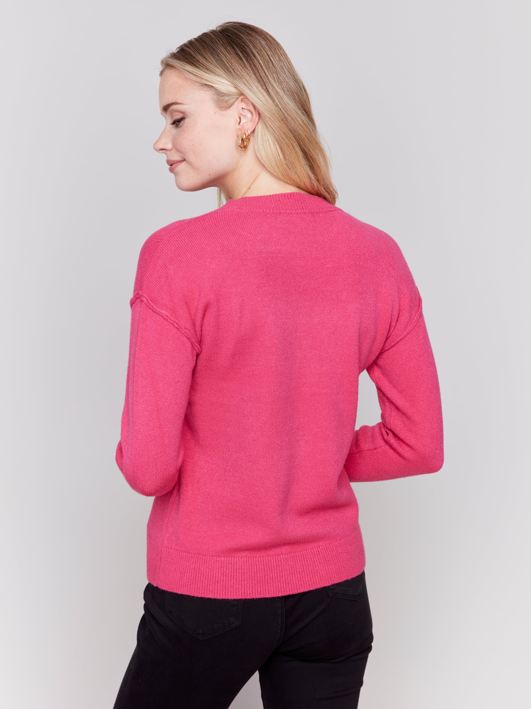 Pull en tricot Rose - Charlie B