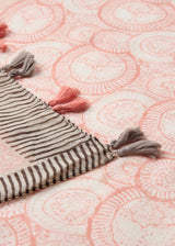 Foulard Ruzica rose à motif  - Soyaconcept