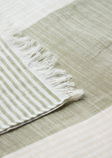 Foulard Raneem rayé vert clair - Soyaconcept