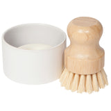 ensemble de brosse à vaisselle et savon