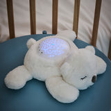 Nattou - Projecteur ours polaire blanc
