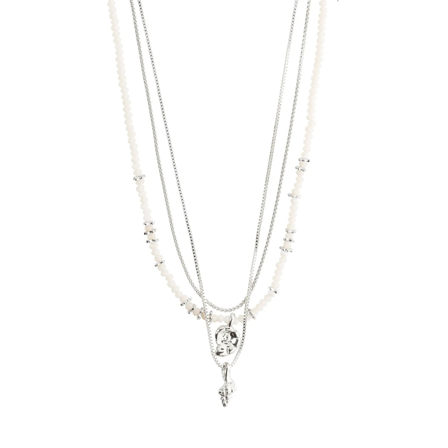 SEA COLLIER, ENSEMBLE 3 EN 1 argent