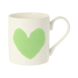 Tasse Grand cœur- vert