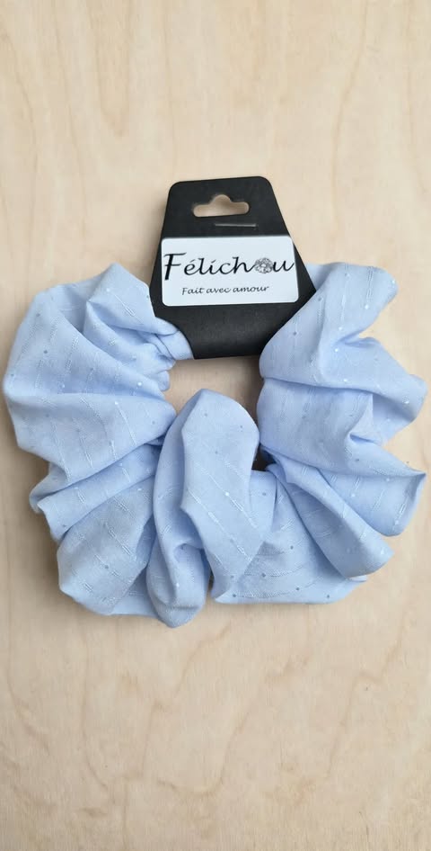 Chouchou bleu pâle - FÉLICHOU