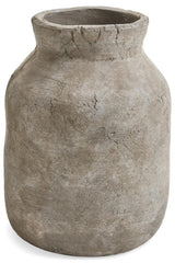 VASE GREIGE DÉLAVÉ - Accent de Ville