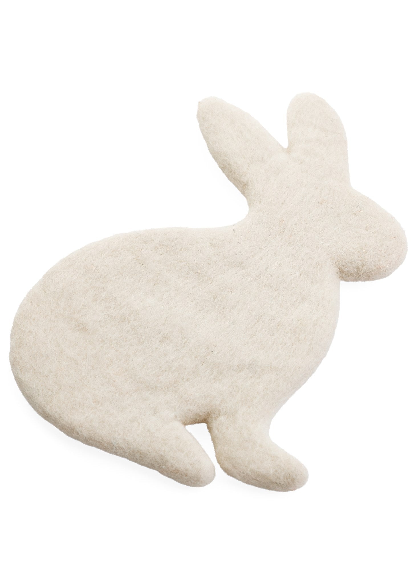 Sous-Plat Lapin en Laine de Mouton - Accent de Ville