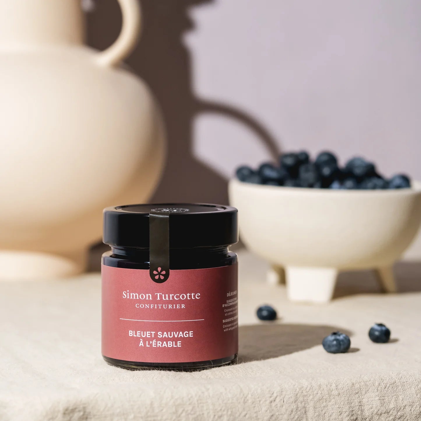 Confiture bleuet sauvage à l’érable - 212 ML