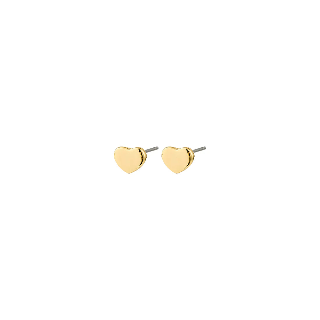 Arin boucles d'oreilles coeur plat recyclées - Pilgrim