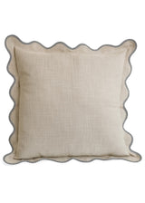 Coussin Beige Blanc et Noir - Accent de Ville