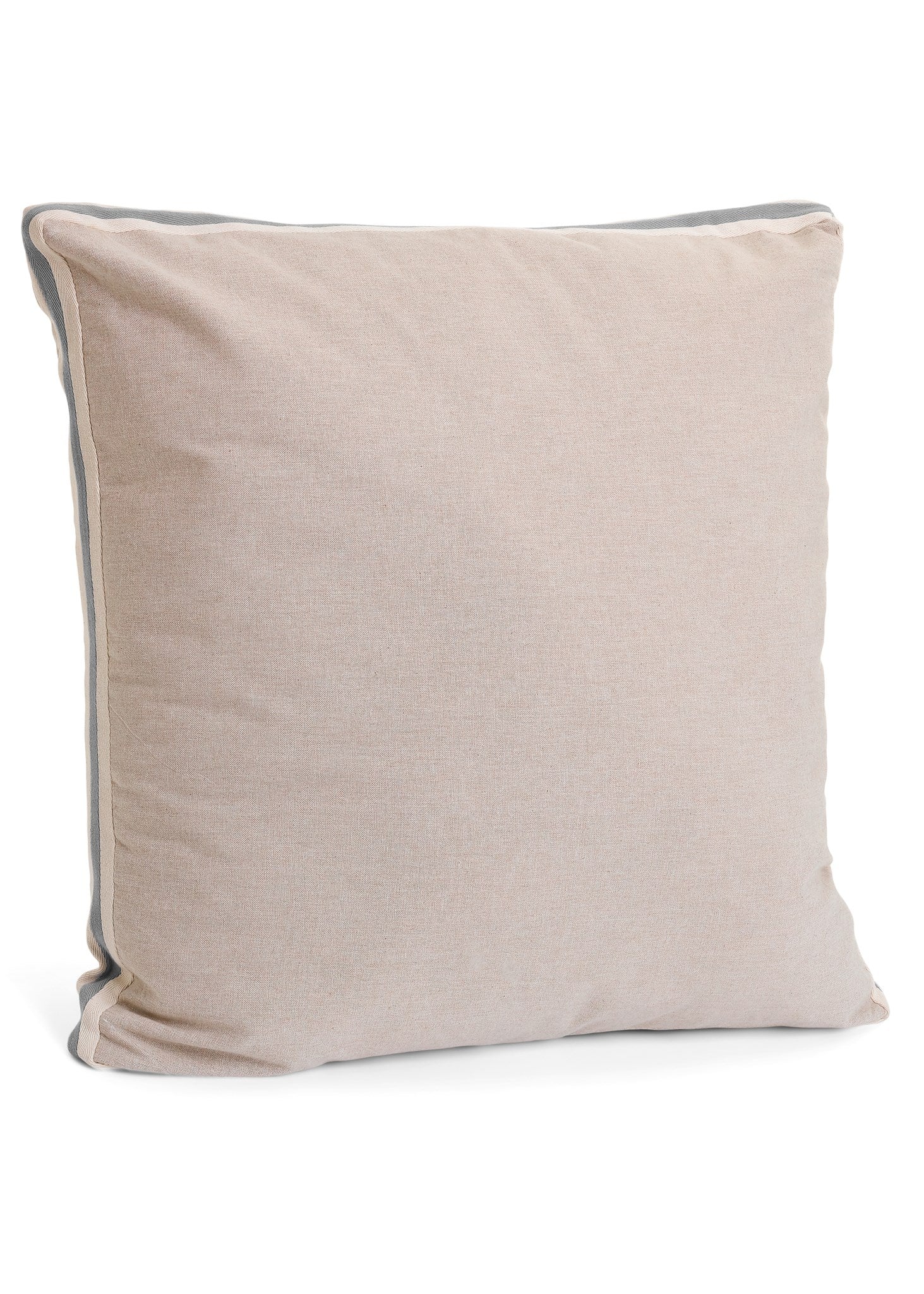 Coussin Naturel et Bleu cendré - Accent de Ville