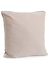 Coussin Naturel et Bleu cendré - Accent de Ville