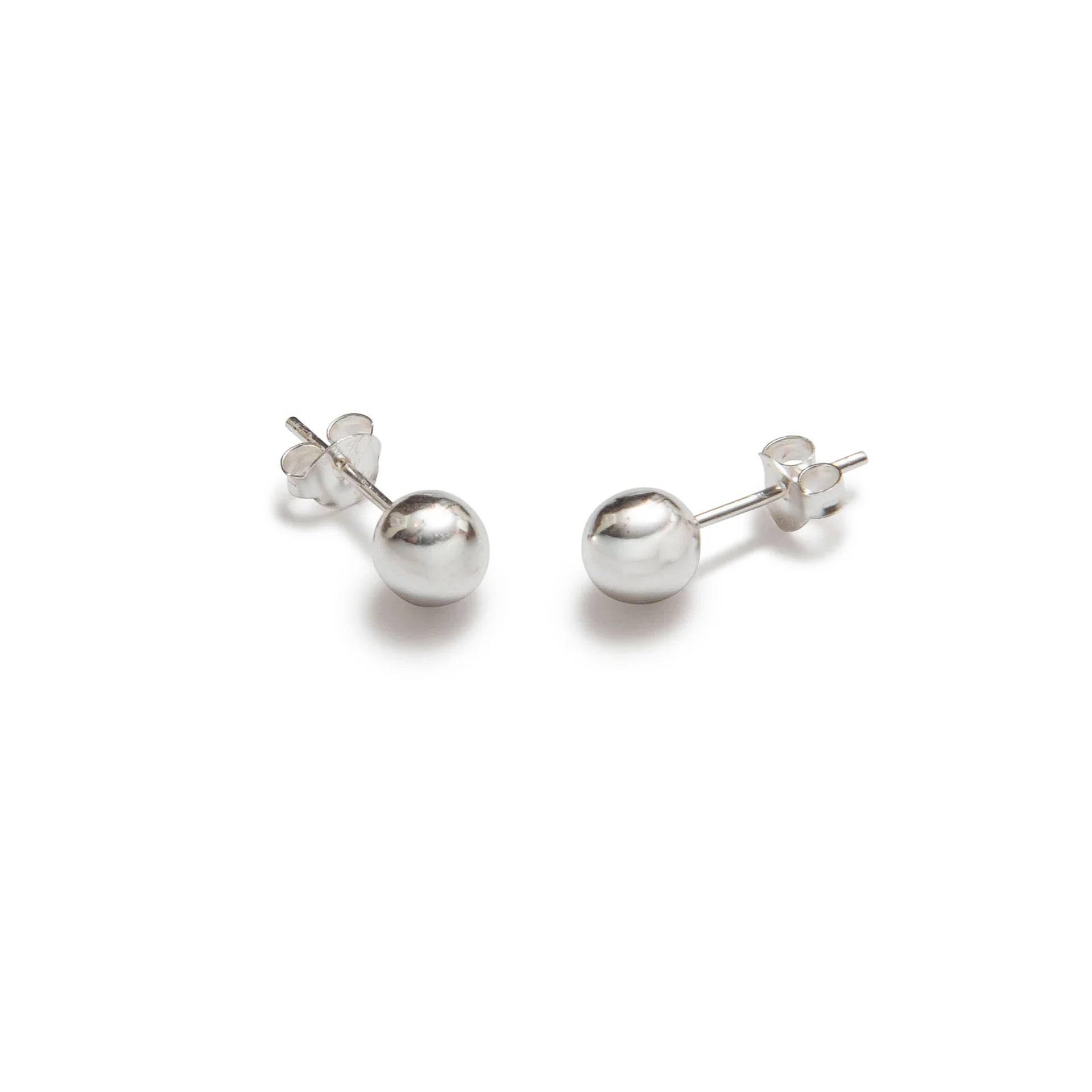 Boucles d'oreilles Boss Argent 6 ou 10 mm - Beblue