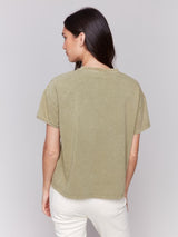 T-shirt imprimé La Vie En Rose