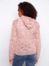 Sweat-shirt à capuche - Rose ou Sauge - Charlie B