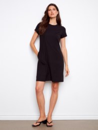 Robe Noire en maille - Charlie B