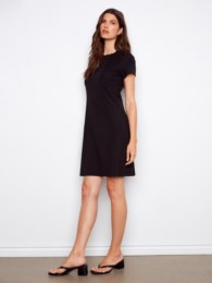 Robe Noire en maille - Charlie B