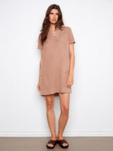 Robe Tencel à col en V - Charlie B