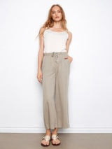 Pantalon à jambe large - Couleur Sauge ou Désert - Charlie B