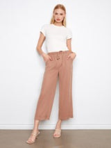 Pantalon à jambe large - Couleur Sauge ou Désert - Charlie B