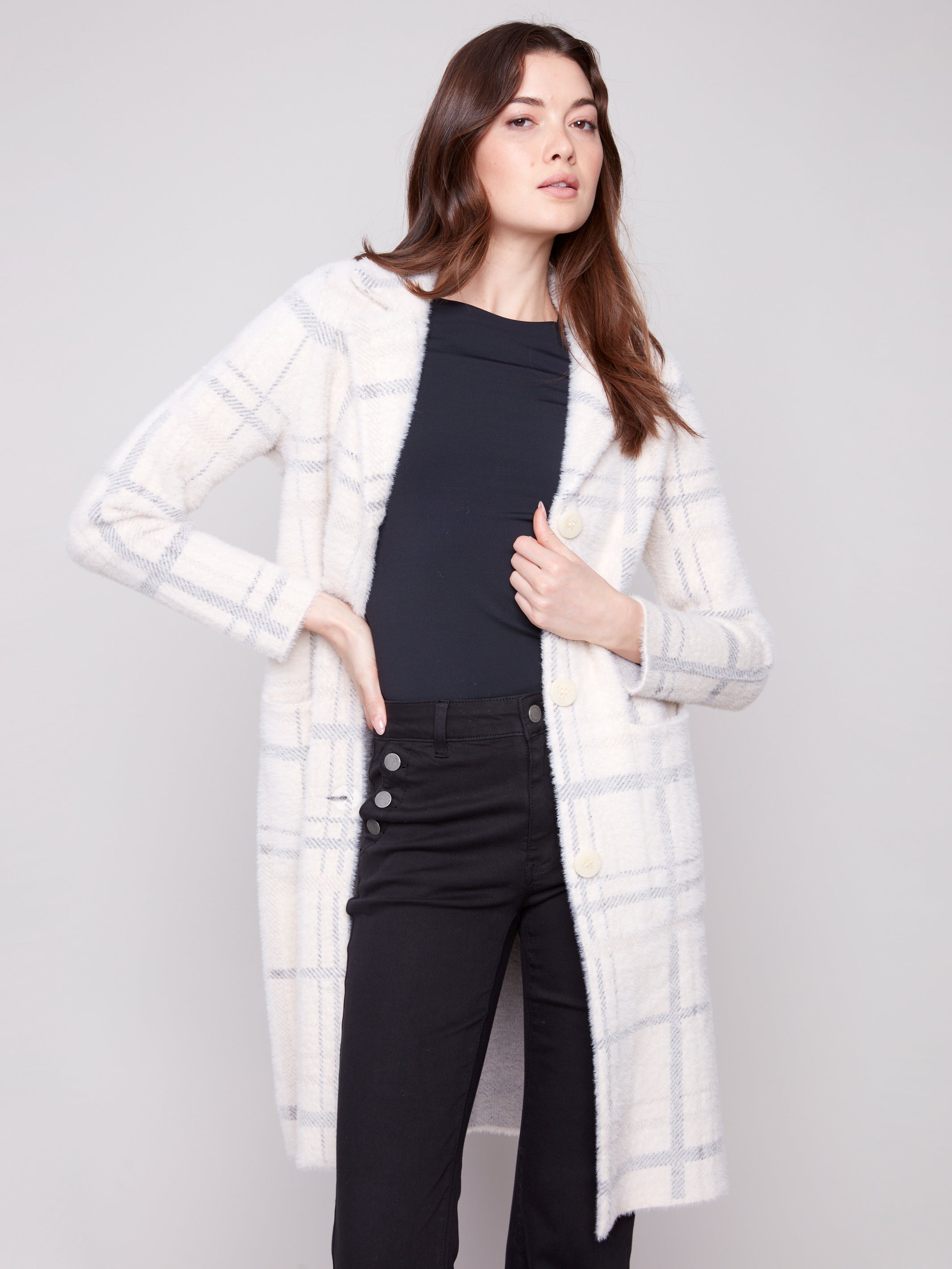 Manteau d'Automne Charlie B - Ivoire