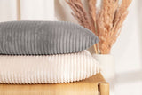 Shara Coussin Carré 20"x20" - Gris
