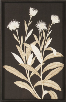 Tableau Mural Black Botanic