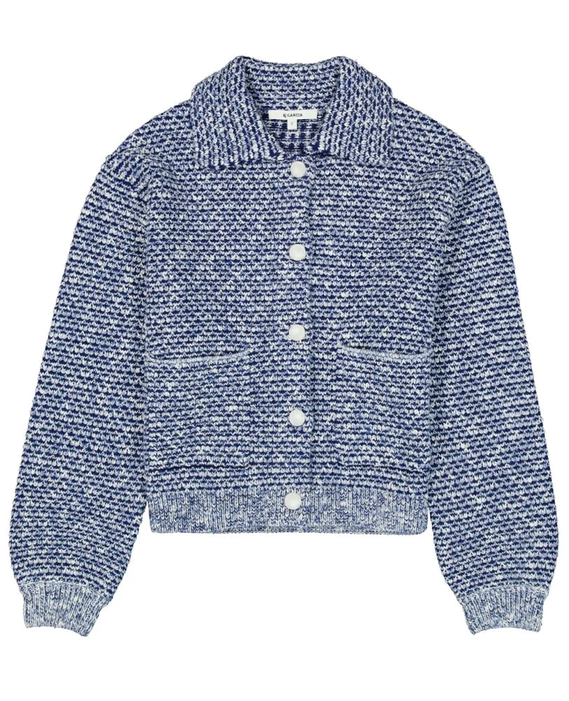 Cardigan en maille texturée - Garcia