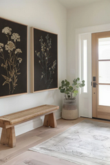 Cadre DUO FLEURS PRÉCIEUSES 24"x32"x1.5" - OLEKA