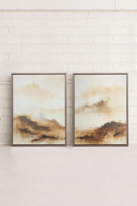 Cadre AMBER WAVES DUO 24"x32"x1.5" - OLEKA