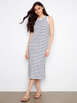 Robe rayée sans manches - Charlie B