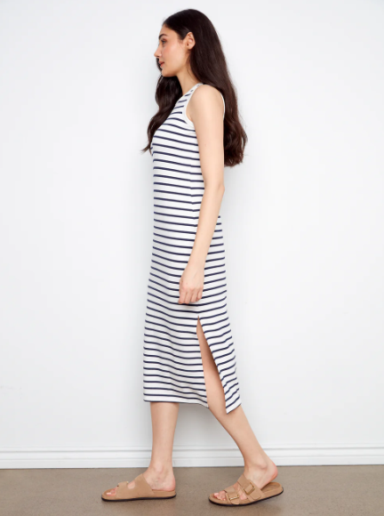 Robe rayée sans manches - Charlie B
