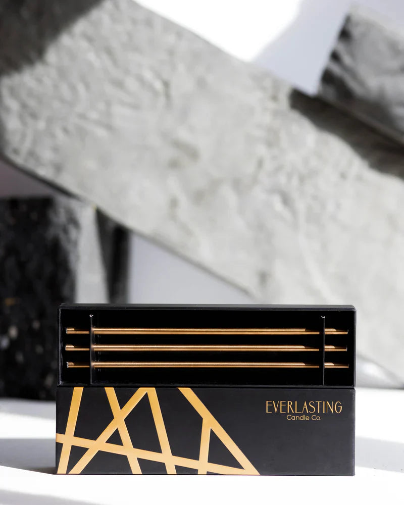 Everlasting candle Co. chandelle Champagne