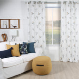 Panneau de Rideaux - Colibri Jaune 55” x 102” - Marie Dooley - Accent Mode